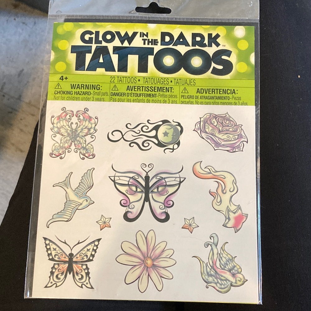 Glow in the Dark Temporary Tattoos